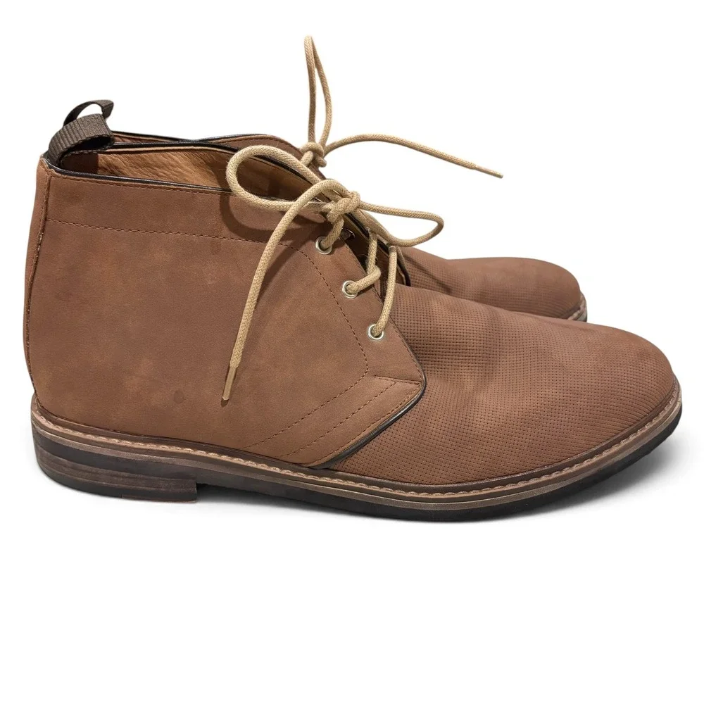 Steve Madden M-Baily Men's 11 M Brown Chukka Boots Lace Up Ankle Dress Casual